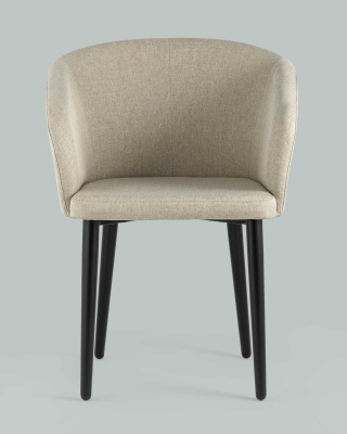 Кресло Ральф рогожка бежевый. Фото №5