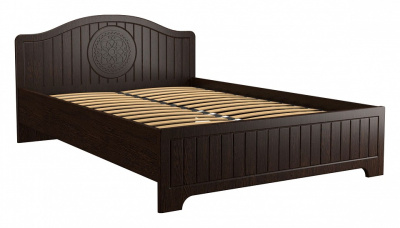 кровать 2000*1400 Монблан МБ-602К с ламелями и комплектом опор орех шоколадный фото кровать 2000*1400 Монблан МБ-602К с ламелями и комплектом опор орех шоколадный. Фото