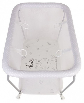 Манеж Polini Kids Classic, белый. Фото