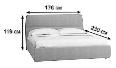 Кровать с ортопедическим основанием и ящиком 1.6 Сканди_СапфирАрт фото Кровать с ортопедическим основанием и ящиком 1.6 Сканди_СапфирАрт. Фото