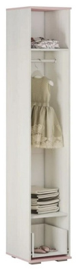 Шкаф платяной Малибу,белый. Фото №3