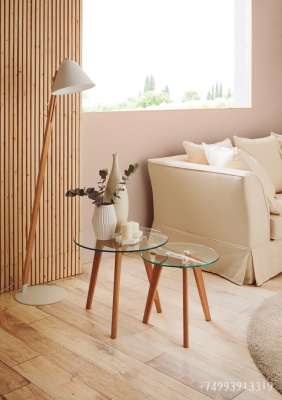 Комплект из двух круглых столиков CT-910. Фото №4