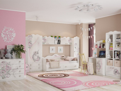 Фэнтези Шкаф комбинированный (с ящ. 1-створчатый). Фото №2