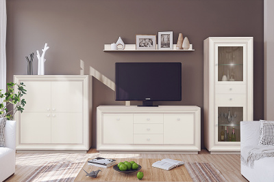 Пуф Грейс квадрат с ящиком велюр серо-бежевый. Фото №2