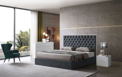 Кровать LBD1704 серая. Фото