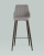 Стул барный Коналл экокожа серый. Фото №5