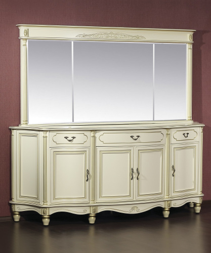 Зеркало Палермо 18 + Комод 4-х дверный Палермо 87. Фото №1