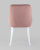 Стул Диана велюр пыльно-розовый ножки белые фото Стул Диана велюр пыльно-розовый ножки белые. Фото №6