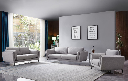 Диван 3-х местный Amsterdam 5176 Серый Никель (NICKEL). Фото №10