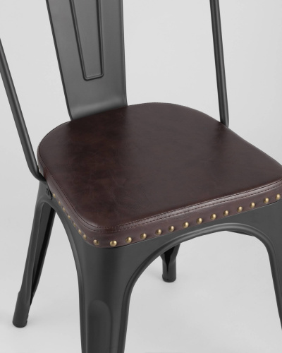 Стул TOLIX SOFT черный матовый. Фото №8