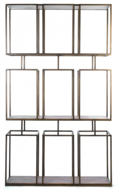 Шкаф книжный Secret de Maison PEREIRA ( mod. BKC OTH 20-05) металл, 115*35*196 см, античная медь. Фото №2