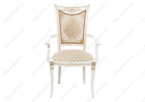 Стул деревянный Mariano молочное патина. Фото №2