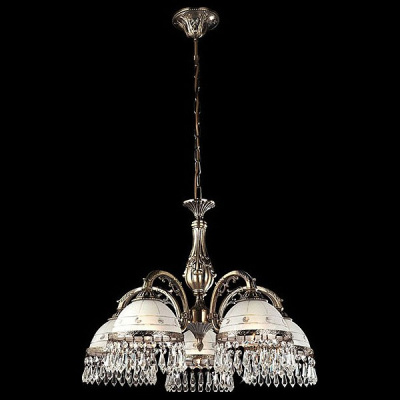 Подвесная люстра Eurosvet Lourence 22823/5 античная бронза фото Подвесная люстра Eurosvet Lourence 22823/5 античная бронза. Фото №2