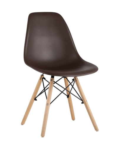 Стул DSW коричневый x4 фото Стул DSW коричневый x4. Фото №1