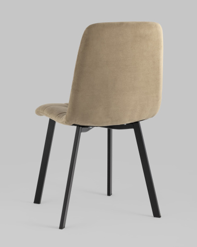 Стул Oliver Square велюр капучино. Фото №7