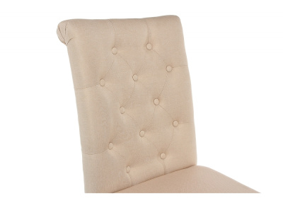 Стул деревянный Amelia white / fabric cream фото Стул деревянный Amelia white / fabric cream. Фото №3