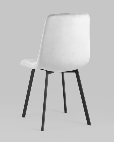 Стул Chilly велюр серебристый. Фото №7