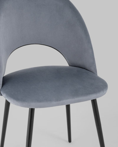 Стул Меган велюр серый. Фото №9