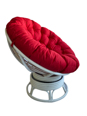 Подушка для кресла Папасан, цвет: красный. Фото