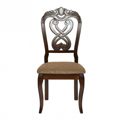 Стул -Андромеда/ Andromeda Цвет: каркас - сappuchino, обивка - коричневый S 168-7.  (поставляется только по 2 шт). Фото