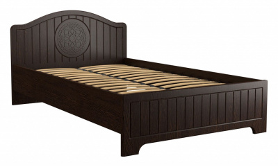 кровать 2000*1200 Монблан МБ-601К с ламелями и комплектом опор орех шоколадный фото кровать 2000*1200 Монблан МБ-601К с ламелями и комплектом опор орех шоколадный. Фото