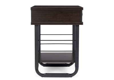 Тумба прикроватная Малгома черная / венге. Фото №3
