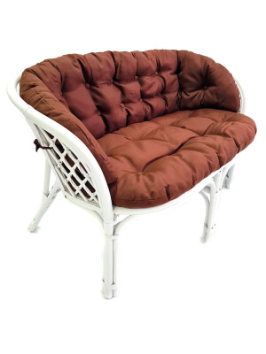 Диван Багама с полной подушкой , цвет: белый. Фото №2