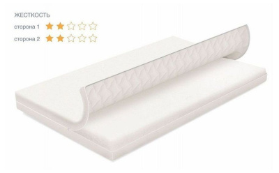 Матрас для новорожденных Polini Kids Волшебные сны 900x500, белый. Фото