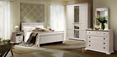 Спальня Лика-3 (белая эмаль). Фото №2
