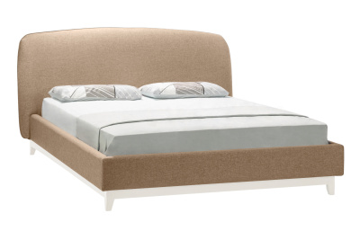 Кровать с ортопедическим основанием и ящиком Сканди Лайт 1.6 Жемчужно-белый. Фото