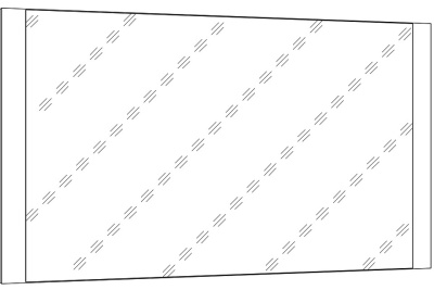 Зеркало НМ 011.91 Дуб Бунратти фото Зеркало НМ 011.91 Дуб Бунратти. Фото №2