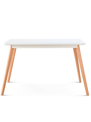 Стол Jerry 120*80, белый фото Стол Jerry 120*80, белый. Фото №4