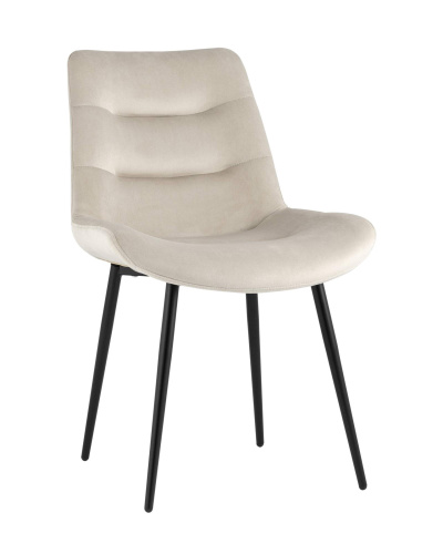 Стул Остин велюр бежевый. Фото №1