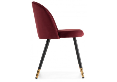 Стул Gabi wine red / black фото Стул Gabi wine red / black. Фото №3