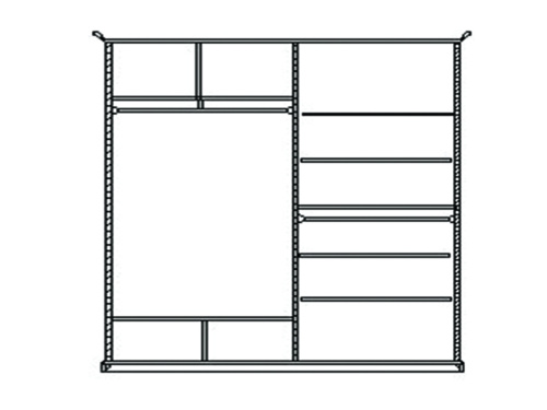 Шкаф-купе для одежды Соната ММ-283-01/02Р. Фото №3