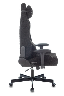 Кресло игровое Knight T1 черный экомех с подголов. крестовина металл. Фото №4