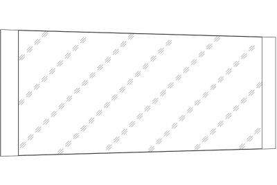 Зеркало НМ 011.90 Дуб Бунратти фото Зеркало НМ 011.90 Дуб Бунратти. Фото №2
