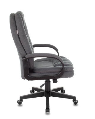 Кресло руководителя Бюрократ CH-868N Fabric серый Alfa 44 крестовина пластик. Фото №5