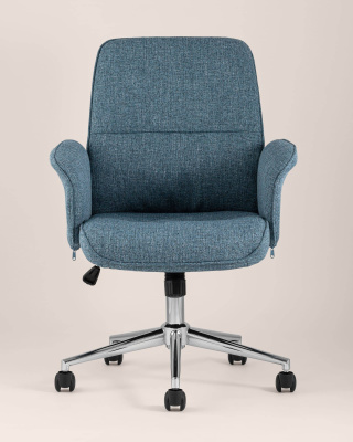 Стул офисный Simona голубой фото Стул офисный Simona голубой. Фото №5