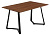 Стол Kont 120 dark walnut