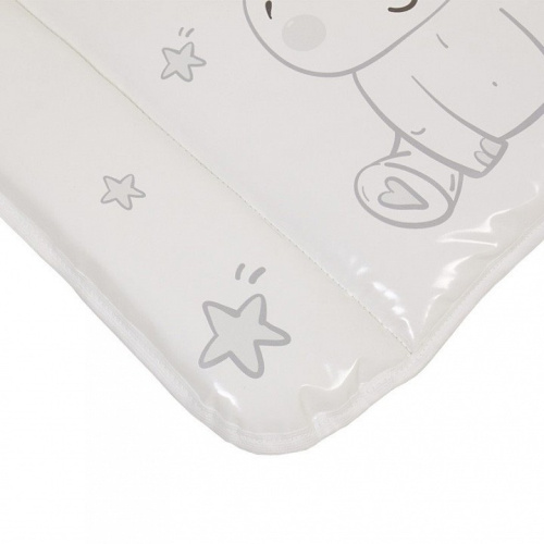 Матрас пеленальный Polini kids Бегемотик, серый. Фото №7