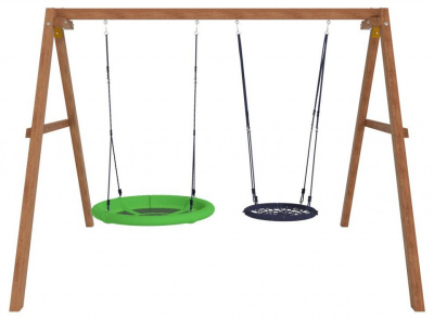 Качели детские Р911-22, коричневый. Фото №4