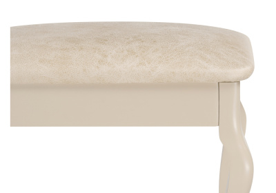 Банкетка Лусте сонома / ткань бежевая. Фото №4