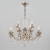 Потолочная люстра Eurosvet Teodore 10103/12 античная бронза/прозрачный хрусталь Strotskis. Фото №2