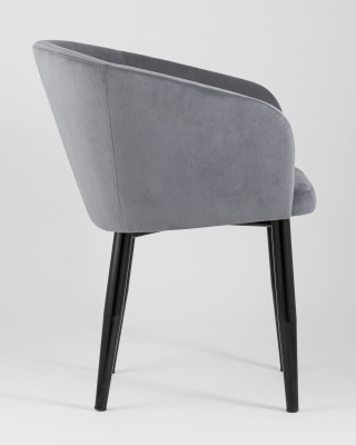 Кресло Ральф велюр серый фото Кресло Ральф велюр серый. Фото №4