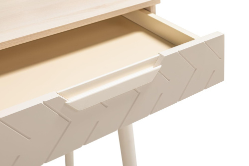 Стол рабочий Сканди Жемчужно-белый. Фото №8