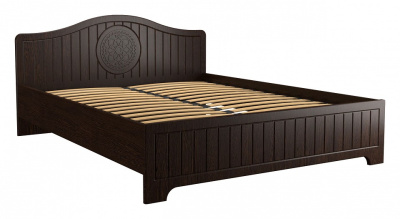 кровать 2000*1600 Монблан МБ-603К с ламелями и комплектом опор орех шоколадный фото кровать 2000*1600 Монблан МБ-603К с ламелями и комплектом опор орех шоколадный. Фото