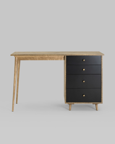 Стол рабочий Berber принт 33 с большой тумбой. Фото №4